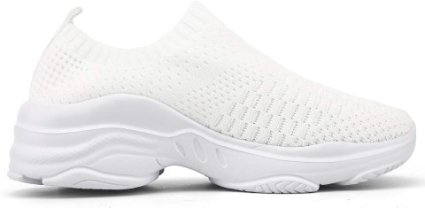 LEKKIE BUTY DAMSKIE SIATKA BIAŁY 41 LEKKIE BUTY DAMSKIE SIATKA BIAŁY 41