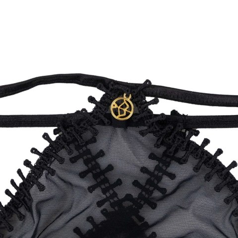 MAJTKI DAMSKIE DIAMOR CZARNE STRINGI SIATECZKA PASKI 44 MAJTKI DAMSKIE DIAMOR CZARNE STRINGI SIATECZKA PASKI 44