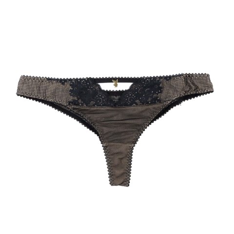 MAJTKI DAMSKIE PLAYBOY STRINGI CZARNE KORONKA 40/42 MAJTKI DAMSKIE PLAYBOY STRINGI CZARNE KORONKA 40/42