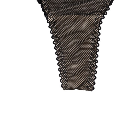 MAJTKI DAMSKIE PLAYBOY STRINGI CZARNE KORONKA 40/42 MAJTKI DAMSKIE PLAYBOY STRINGI CZARNE KORONKA 40/42