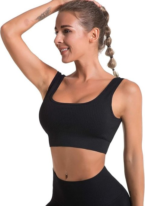 TOP DAMSKI OUDOTA STANIK SPORTOWY CZARNY XXL TOP DAMSKI OUDOTA STANIK SPORTOWY CZARNY XXL