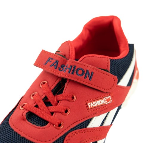 BUTY DZIECIĘCE SPORTOWE CZERWONE FASHION R. 38 BUTY DZIECIĘCE SPORTOWE CZERWONE FASHION R. 38