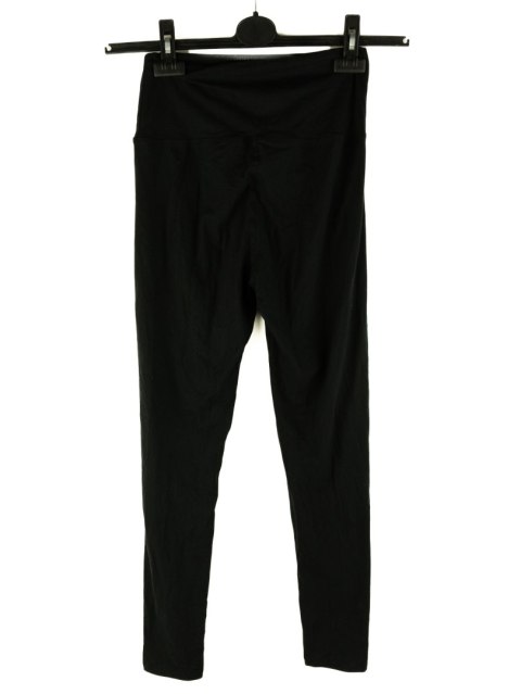 LEGGINSY DAMSKIE CZARNE Z WYSOKIM STANEM S/M LEGGINSY DAMSKIE CZARNE Z WYSOKIM STANEM S/M