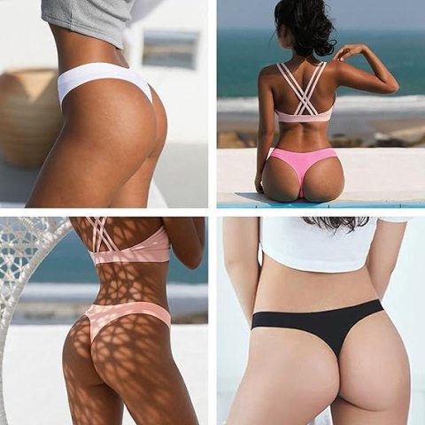 MAJTKI DAMSKIE LIBELLA RÓŻOWE STRINGI L/XL 4PAK MAJTKI DAMSKIE LIBELLA RÓŻOWE STRINGI L/XL 4PAK