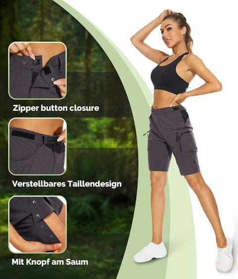 SPODENKI ROWEROWE DAMSKIE SZARE R. XL SPODENKI ROWEROWE DAMSKIE SZARE R. XL