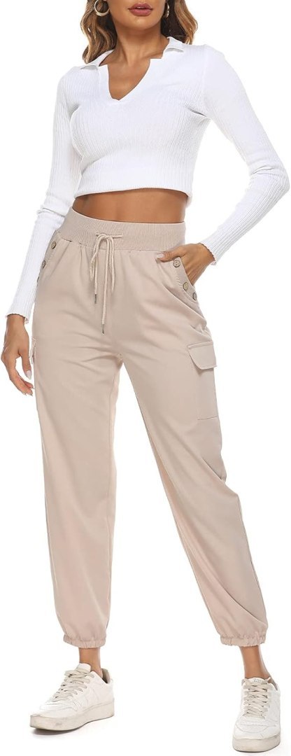SPODNIE DAMSKIE RÓŻOWE JOGGERY 2XL SPODNIE DAMSKIE RÓŻOWE JOGGERY 2XL
