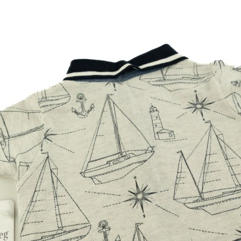 T-SHIRT NIEMOWLĘCY NUTMEG BABY SZARA 0-3MSC T-SHIRT NIEMOWLĘCY NUTMEG BABY SZARA 0-3MSC