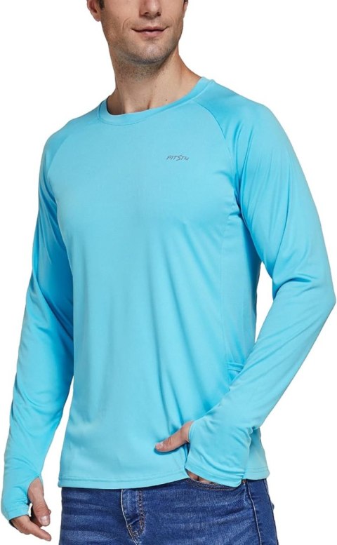 BLUZKA MĘSKA SPORTOWA NIEBIESKA FITST4 R. XXL BLUZKA MĘSKA SPORTOWA NIEBIESKA FITST4 R. XXL