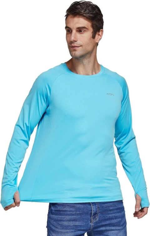 BLUZKA MĘSKA SPORTOWA NIEBIESKA FITST4 R. XXL BLUZKA MĘSKA SPORTOWA NIEBIESKA FITST4 R. XXL