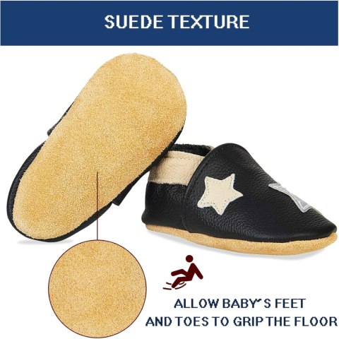 BUTY NIEMOWLĘCE SKÓRZANE MIĘKKIE NIEBIESKIE 0-6MSC BUTY NIEMOWLĘCE SKÓRZANE MIĘKKIE NIEBIESKIE 0-6MSC