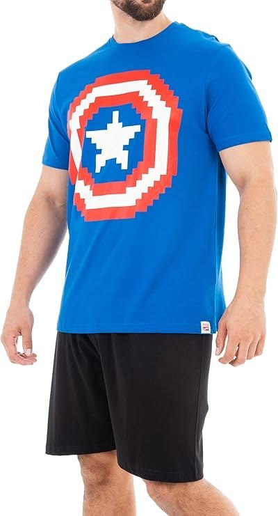KOSZULKA MĘSKA GRANATOWA MARVEL R. M KOSZULKA MĘSKA GRANATOWA MARVEL R. M