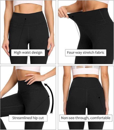 LEGGINSY DAMSKIE CZARNE WYSOKI STAN BELLU R. S LEGGINSY DAMSKIE CZARNE WYSOKI STAN BELLU R. S
