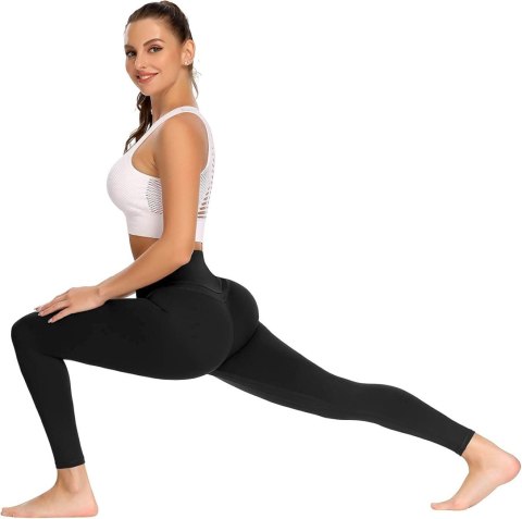 LEGGINSY DAMSKIE CZARNE WYSOKI STAN BELLU R. S LEGGINSY DAMSKIE CZARNE WYSOKI STAN BELLU R. S