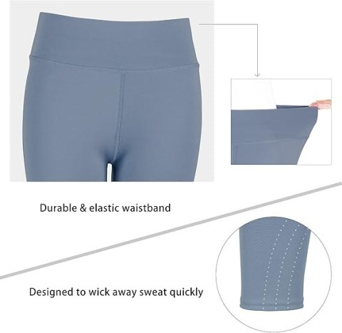 LEGGINSY DAMSKIE SPORTOWE 2PAK SZARY CZARNY R.L/XL LEGGINSY DAMSKIE SPORTOWE 2PAK SZARY CZARNY R.L/XL