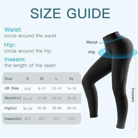 LEGGINSY DAMSKIE SPORTOWE CZARNE R.L LEGGINSY DAMSKIE SPORTOWE CZARNE R.L