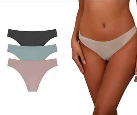 MAJTKI BEZSZWOWE SEXY KOLOROWE 3PAK R.L