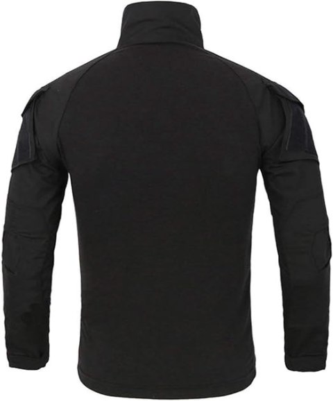 MĘSKA WOJSKOWA KOSZULA CZARNA R. 2XL MĘSKA WOJSKOWA KOSZULA CZARNA R. 2XL