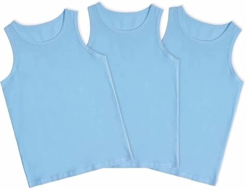 PODKOSZULKI CHŁOPIĘCE 3PAK NIEBIESKIE R. 140/146 PODKOSZULKI CHŁOPIĘCE 3PAK NIEBIESKIE R. 140/146