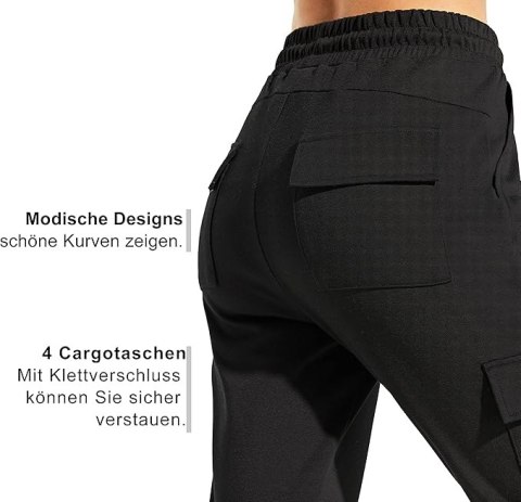SPODNIE DAMSKIE DRESY CZARNE COMALLAN R. XL SPODNIE DAMSKIE DRESY CZARNE COMALLAN R. XL