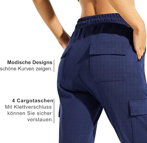 SPODNIE DAMSKIE DRESY GRANATOWE COMALLAN R. XXL SPODNIE DAMSKIE DRESY GRANATOWE COMALLAN R. XXL