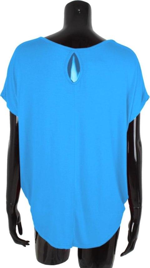 T-SHIRT DAMSKI NIEBIESKI EMMA& GIOVANNI R. M T-SHIRT DAMSKI NIEBIESKI EMMA& GIOVANNI R. M