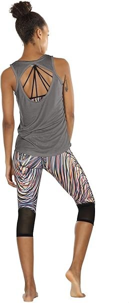 TOP DAMSKI SPORTOWY SZARY ICYZONE R. M TOP DAMSKI SPORTOWY SZARY ICYZONE R. M