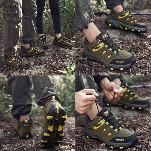 BUTY MĘSKIE GÓRSKIE TREKKINGOWE ODDYCHAJĄCE R. 40 BUTY MĘSKIE GÓRSKIE TREKKINGOWE ODDYCHAJĄCE R. 40