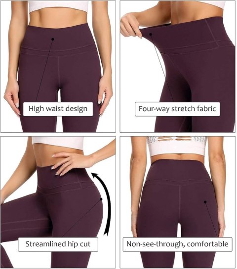 LEGGINSY DAMSKIE BEELU FIOLETOWE JOGA L LEGGINSY DAMSKIE BEELU FIOLETOWE JOGA L