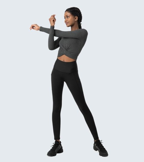 LEGGINSY DAMSKIE CZARNE SPORTOWE LAPASA R. XL LEGGINSY DAMSKIE CZARNE SPORTOWE LAPASA R. XL