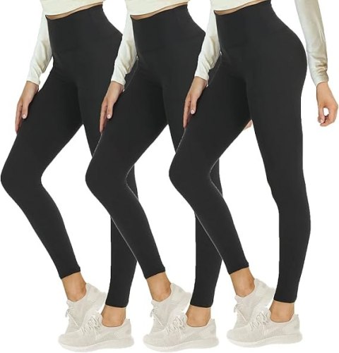LEGGINSY DAMSKIE SPORTOWE CZARNE 3SZTUKI R. 2XL LEGGINSY DAMSKIE SPORTOWE CZARNE 3SZTUKI R. 2XL
