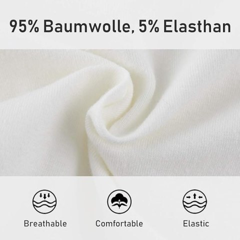 MAJTKI DAMSKIE BAWEŁNA WYSOKA TALIA BIAŁE 5-PAK 3XL MAJTKI DAMSKIE BAWEŁNA WYSOKA TALIA BIAŁE 5-PAK 3XL