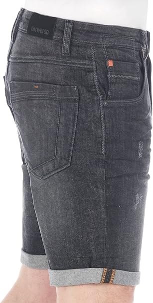 SPODENKI MĘSKIE JEANSOWE RIVERSO CZARNE W38 SPODENKI MĘSKIE JEANSOWE RIVERSO CZARNE W38