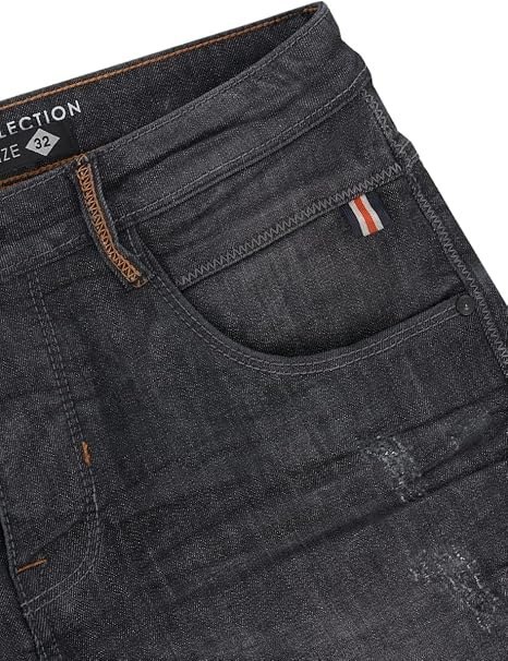 SPODENKI MĘSKIE JEANSOWE RIVERSO CZARNE W38 SPODENKI MĘSKIE JEANSOWE RIVERSO CZARNE W38