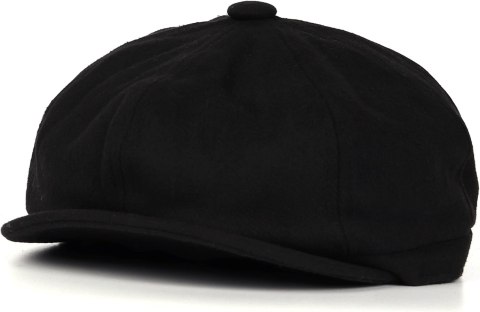 BERET MĘSKI Z DASZKIEM PŁASKIM CZARNY R.M STENSON BERET MĘSKI Z DASZKIEM PŁASKIM CZARNY R.M STENSON