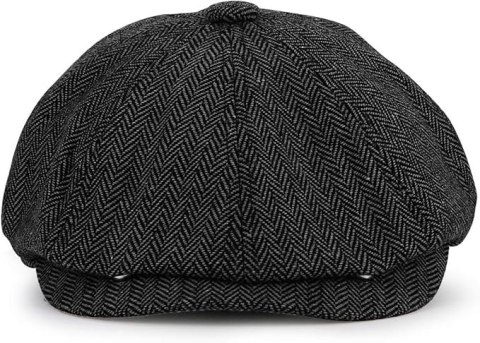 BERET MĘSKI Z DASZKIEM PŁASKIM W JODEŁKĘ R. L/XL ZYLOO BERET MĘSKI Z DASZKIEM PŁASKIM W JODEŁKĘ R. L/XL ZYLOO