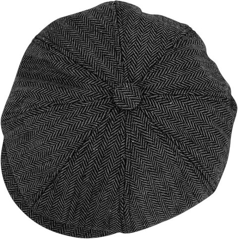 BERET MĘSKI Z DASZKIEM PŁASKIM W JODEŁKĘ R. L/XL ZYLOO BERET MĘSKI Z DASZKIEM PŁASKIM W JODEŁKĘ R. L/XL ZYLOO