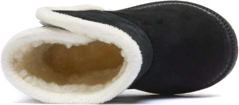 BUTY DZIEWCZĘCE ZIMOWE CZARNE HDHAO R. 21 BUTY DZIEWCZĘCE ZIMOWE CZARNE HDHAO R. 21