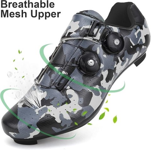 BUTY ROWEROWE SPD MTB SZOSOWE MĘSKIE 2xBOA R.45 BUTY ROWEROWE SPD MTB SZOSOWE MĘSKIE 2xBOA R.45