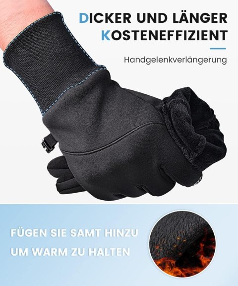 RĘKAWICZKI ZIMOWE SPORTOWE UNISEX ANTYPOŚLIZGOWE DOTYK LCD CIEPŁE R. M RĘKAWICZKI ZIMOWE SPORTOWE UNISEX ANTYPOŚLIZGOWE DOTYK LCD CIEPŁE R. M