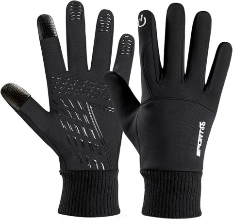 RĘKAWICZKI ZIMOWE UNISEX ANTYPOŚLIZGOWE DOTYK LCD CIEPŁE DZIANINA R. XL RĘKAWICZKI ZIMOWE UNISEX ANTYPOŚLIZGOWE DOTYK LCD CIEPŁE DZIANINA R. XL