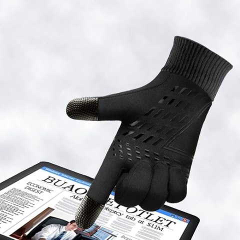 RĘKAWICZKI ZIMOWE UNISEX ANTYPOŚLIZGOWE DOTYK LCD CIEPŁE DZIANINA R. XL RĘKAWICZKI ZIMOWE UNISEX ANTYPOŚLIZGOWE DOTYK LCD CIEPŁE DZIANINA R. XL