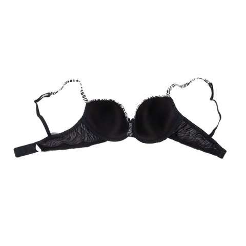 STANIK BIUSTONOSZ DAMSKI VANITY FAIR CZARNO BIAŁA ZEBRA 75C