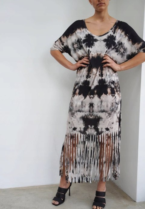 SUKIENKA RELIGION BACK BEAT THUNDER PRINT BEŻOWA XS SUKIENKA RELIGION BACK BEAT THUNDER PRINT BEŻOWA XS