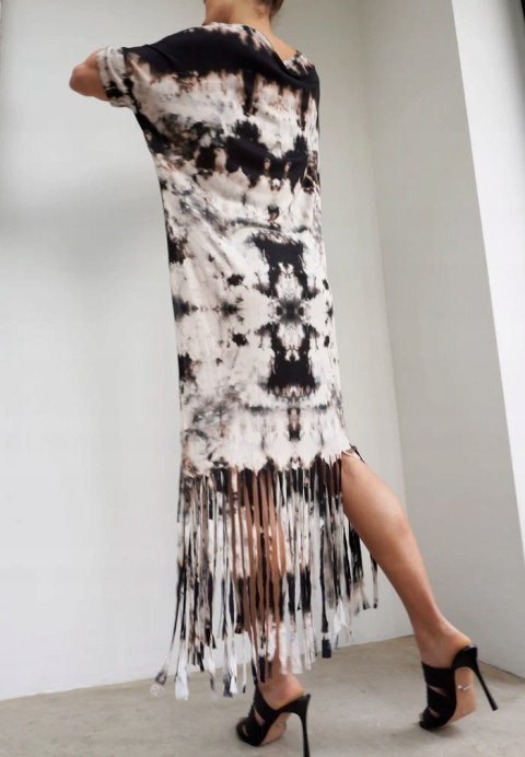 SUKIENKA RELIGION BACK BEAT THUNDER PRINT BEŻOWA XS SUKIENKA RELIGION BACK BEAT THUNDER PRINT BEŻOWA XS