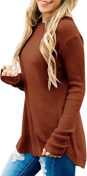 SWETER DAMSKI BRĄZOWY L SWETER DAMSKI BRĄZOWY L