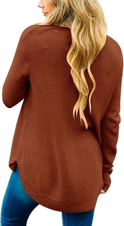 SWETER DAMSKI BRĄZOWY L SWETER DAMSKI BRĄZOWY L