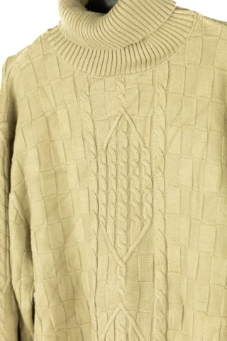SWETER DAMSKI GOLF BRĄZOWY COOFANDY R. L