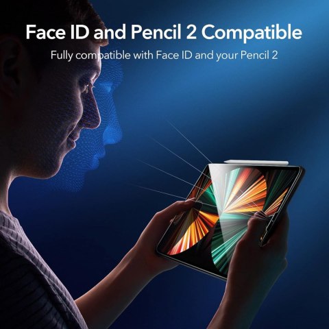 2x SZKŁO HARTOWANE APPLE IPAD PRO 12.9" 2021/ 2020 +OCHRONA APARATU