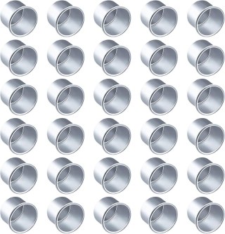 30x WKŁAD MINI DO ŚWIEC ŚWIECZNIKÓW MAŁA FORMA NA WOSK ALUMINIUM 22mm