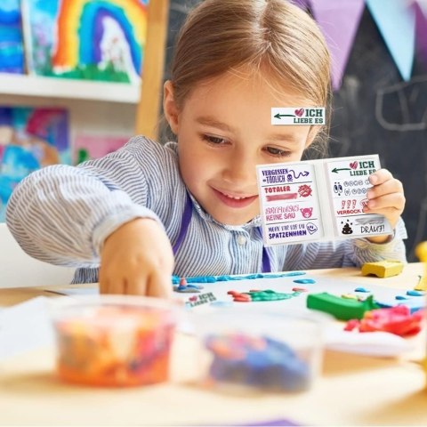 400x NAKLEJKI KARTECZKI SAMOPRZYLEPNE KOLOROWE Z TEKSTAMI JĘZYK NIEMIECKI 400x NAKLEJKI KARTECZKI SAMOPRZYLEPNE KOLOROWE Z TEKSTAMI JĘZYK NIEMIECKI